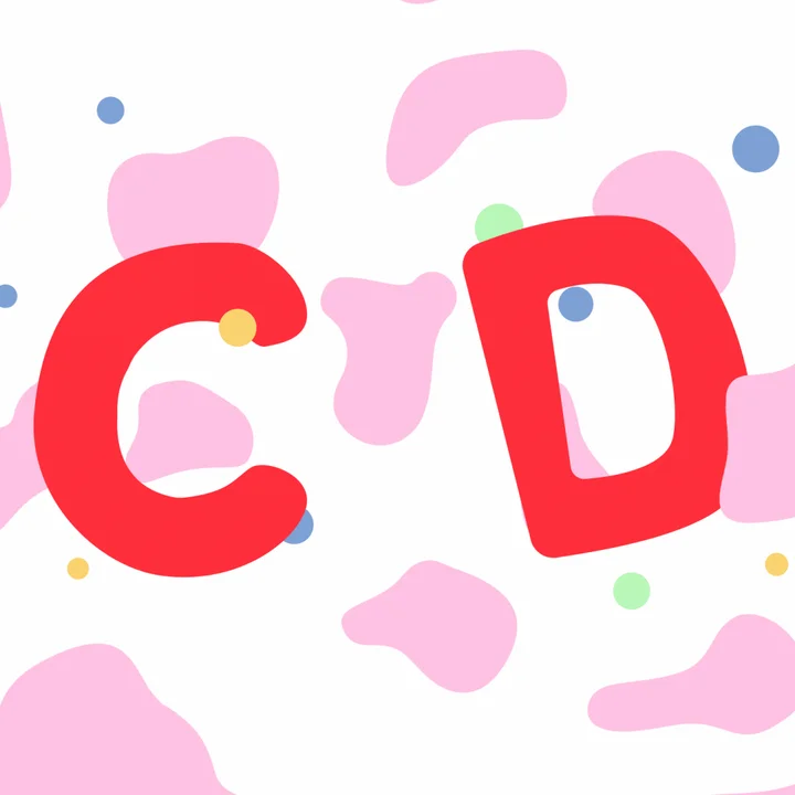 Animated letters and colourful shapes from the film.